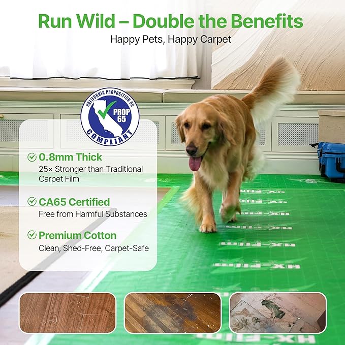 39"x200' Heavy-Duty Floor Protection | Construction Grade Carpet Protector | - Image 6