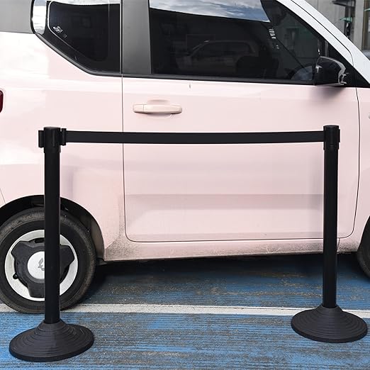 OangeStar 6 Packs Crowd Control Stanchion, Crowd Control Barrier Set w/10ft - Image 7