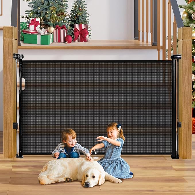 Retractable Baby Gates Dog Gate by Pravoluxmax