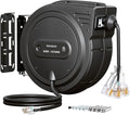 SURAIELEC 12 Gauge Extension Cord Reel, 60 FT Retractable Extension Cord by SURAIELEC