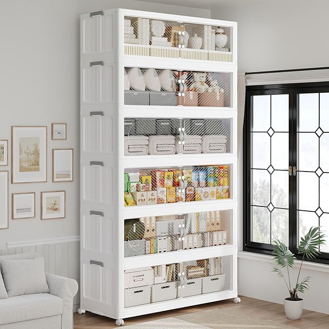 720QT Extra Large Stackable Storage Bins by Fangtueh