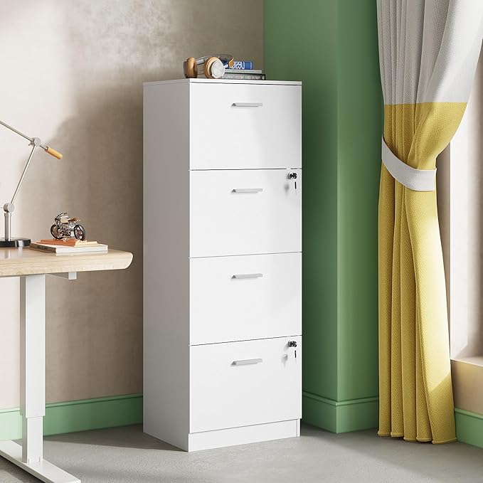 DEVAISE 4 Drawer File Cabinet - Image 2