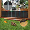 140'' Retractable Baby Gates Extra Wide, Security Upgrade Reinforcement Rods by Home