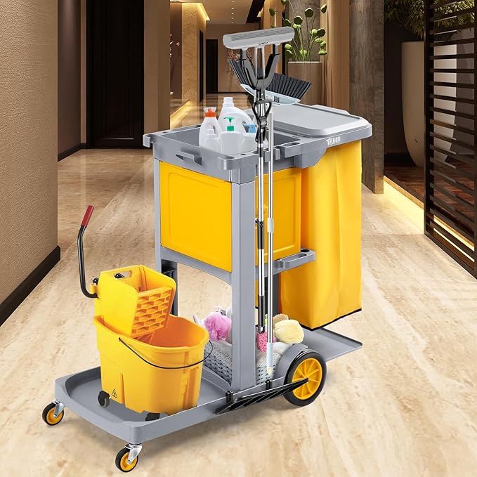 TUFFIOM Multifunctional Janitorial Cart - Image 3