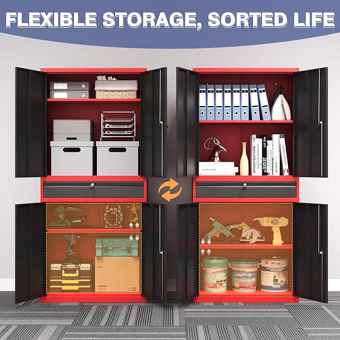Metal Garage Storage Cabinet - Image 6
