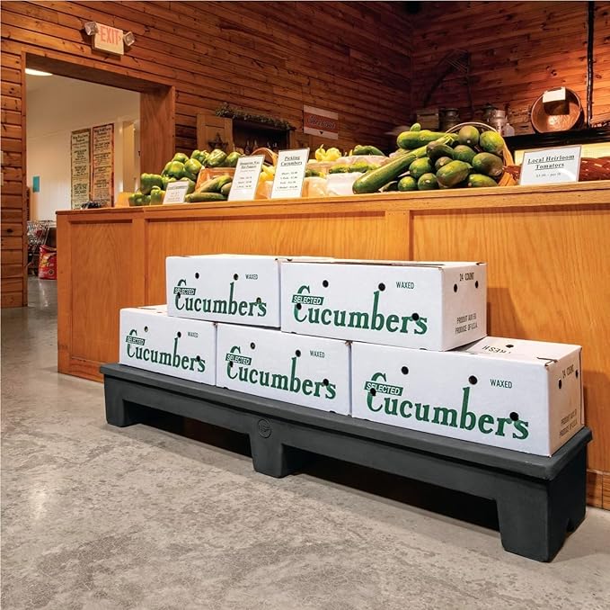Slim Jim DUN5016 Narrow Heavy-Duty Plastic Poly Dunnage Rack - Image 6