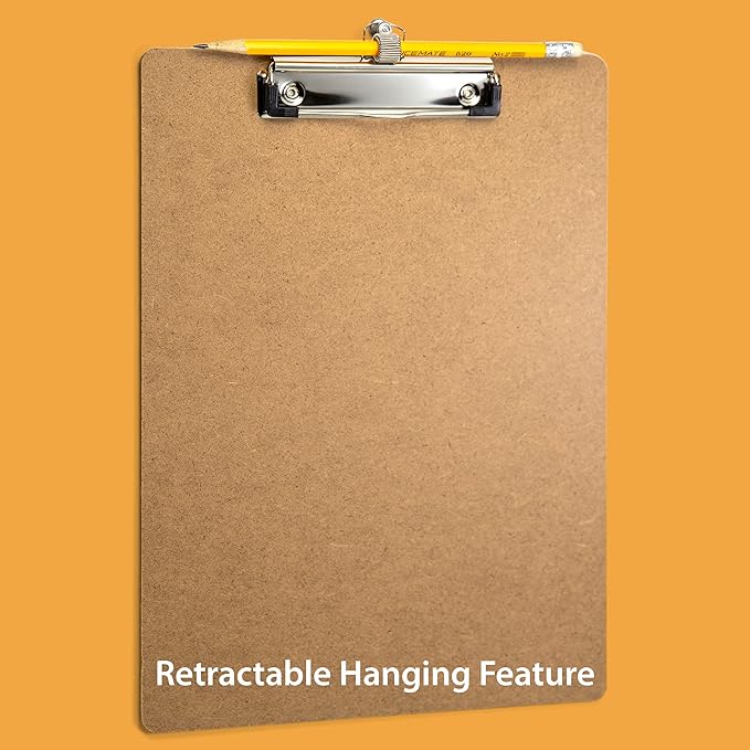 Achieva Recycled Wood Clipboard, Letter Size, Low Profile Clip - Image 4