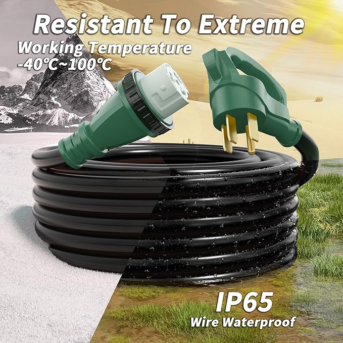 40 Amp Generator Cord, 75FT 40 Amp RV Extension Cord - Image 7