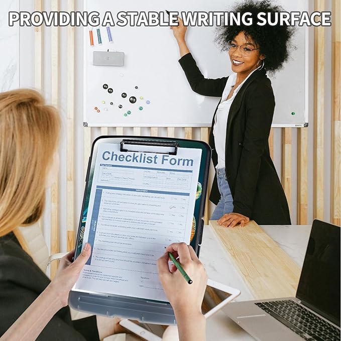 Clipboard with Storage, Clip Boards 8.5X11 with Storage & Pen Holder, Heavy - Image 4
