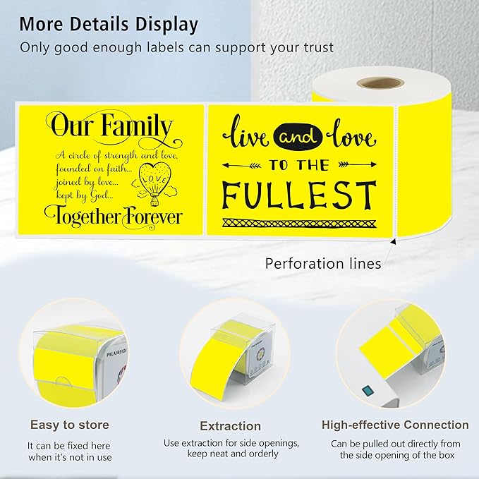 3x5 Inch Thermal Label Stickers, Moving Boxes, Address & Inventory Organization - Image 4