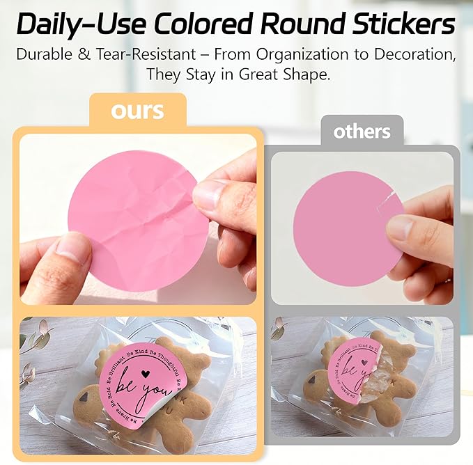2 inch Dot Stickers Labels Circle Garage Sale Sticker 750Pcs Round Thermal - Image 6