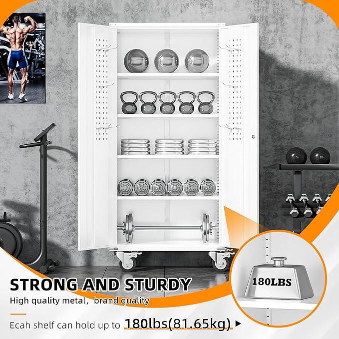 INTERGREAT Rolling Metal Cabinet - Image 6