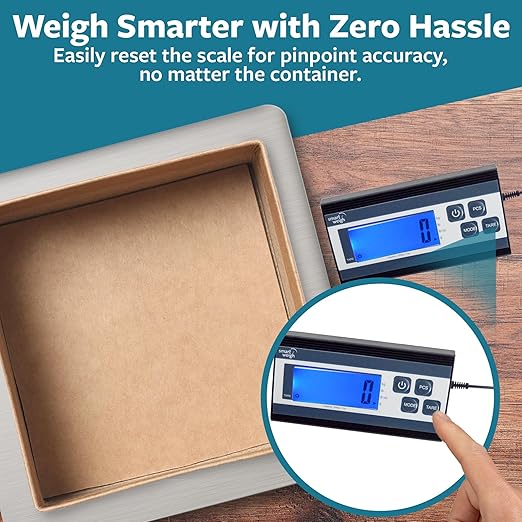 Smart Weigh 440 lbs x 1 oz. Digital Heavy Duty Shipping and Postal Scale - Image 6
