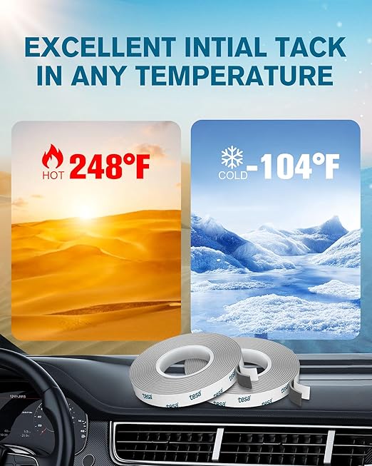 Tesa Double Sided Tape Heavy Duty 0.4in x 10ft 6311, Adhesive Mounting Tape - Image 5