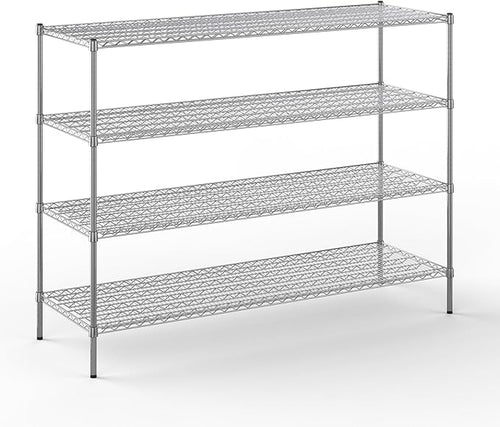 24" Deep x 72" Wide x 54" Height Wire Shelving Kit | 4-Tier | NSF Commercial by Regal+Altair