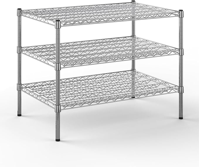 24" Deep x 36" Wide x 27" Height Wire Shelving Kit | 3-Tier | NSF Commercial by Regal+Altair