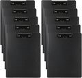 10 Pack Foldable Clipboards, A4 Clipboard Folder, Office Clipboard Folder by MUYICS