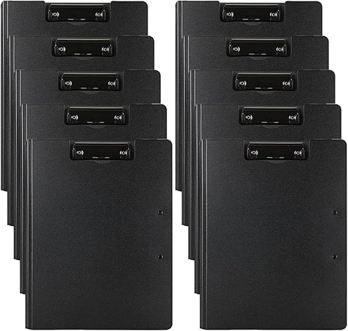 10 Pack Foldable Clipboards, A4 Clipboard Folder, Office Clipboard Folder by MUYICS