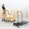 Electric Platform Truck, 661lbs Capacity Heavy Duty Flatbed Cart, 1000W Powered by XSTO