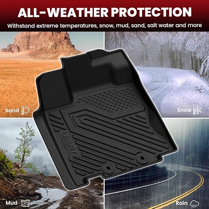 LASFIT Floor Mats for Nissan Pathfinder 2013-2020 / Infiniti QX60 2014-2021 / - Image 5