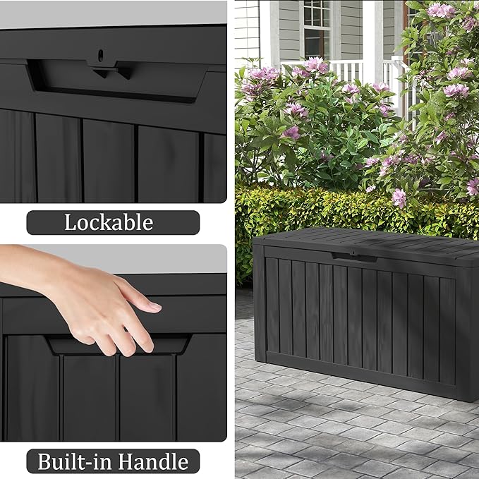 90 Gallon Waterproof Outside Storage Box - Image 9