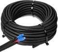 Sasylvia 1/4" x 200 ft Split Wire Loom Tubing Automotive Wire Loom Assortment by Sasylvia