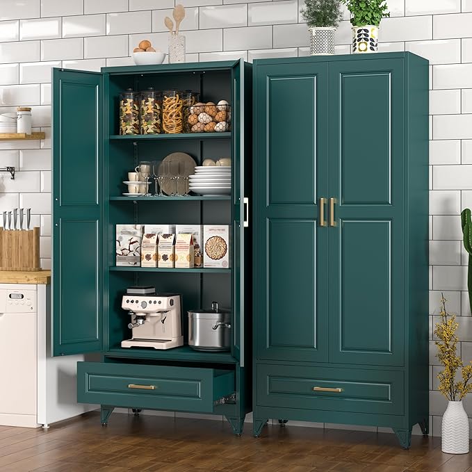 Metal Storage Cabinet, Large Cupboard - Image 2