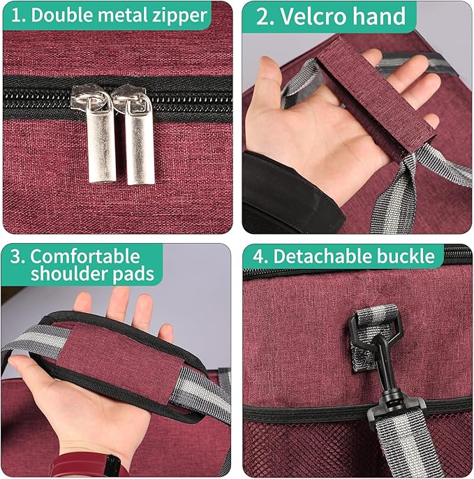 iknoe Large Cooler Bag Collapsible, 24L Insulated Bags, Leakproof Lunch Cooler - Image 2