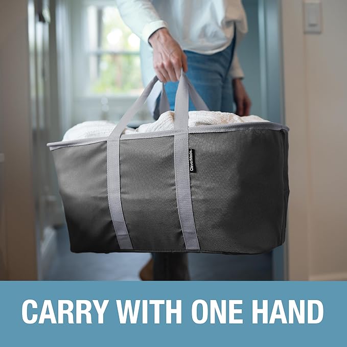 CleverMade Collapsible Laundry Tote - Image 4