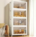 Storage Bins with Lid 120QT, Stackable Storage Containers with Wheels and by FOCUSONLIFEBECONVENIENCE