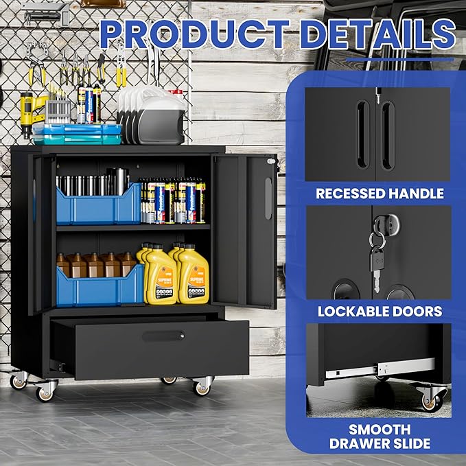 Metal Tool Storage Cabinet - Image 6