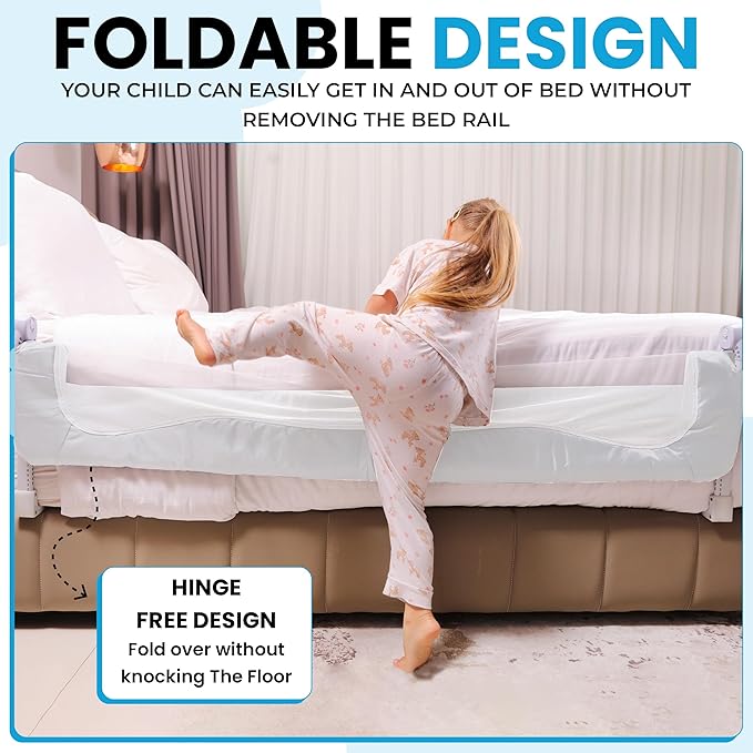 TotCraft FlexGuard Adjustable Length & Height Bed Rail - Image 8