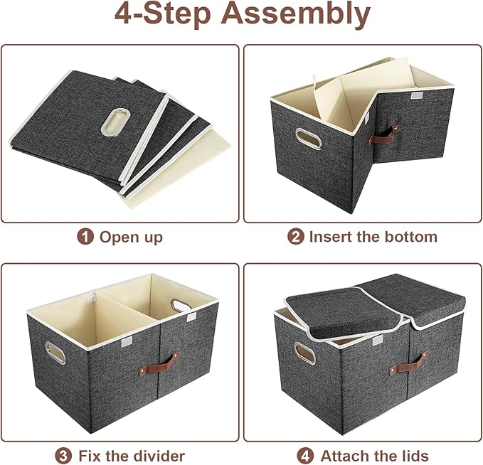TYEERS Extra Large Collapsible Storage Bins - Image 6