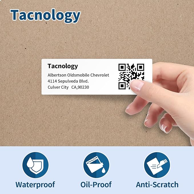 Tacnology 24 Rolls 8400 Labels Direct Thermal Labels Compatible - Image 5