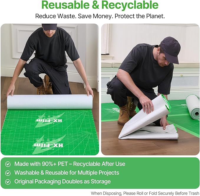 39"x200' Heavy-Duty Floor Protection | Construction Grade Carpet Protector | - Image 9
