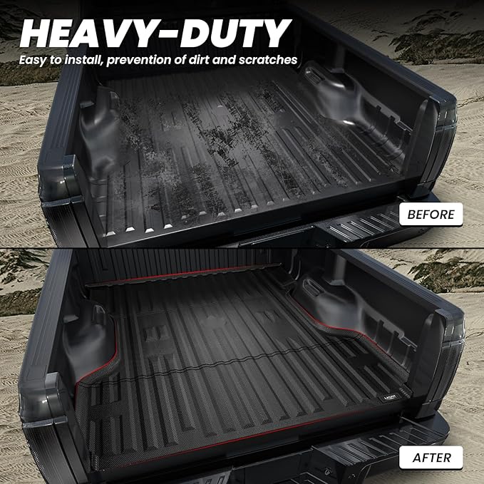 LASFIT Truck Bed Mat for 2009-2016 Ford F250 F350 F450 6.75ft Super Duty 81.9'' - Image 4