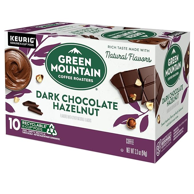 Green Mountain Coffee Roasters Dark Chocolate Hazelnut Coffee, Keurig Single - Image 13