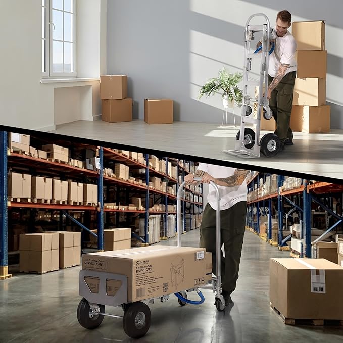 Olympia Tools 2-in-1 Aluminum Convertible Hand Truck - Image 6