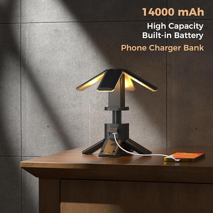 Telescopic Camping Lights Rechargeable 14000 mAh Led Multifunction Magnetic - Image 5