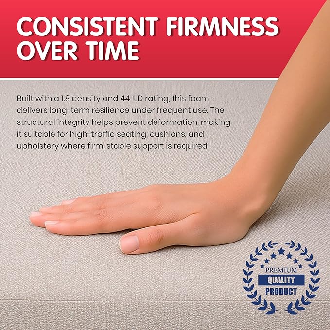 FOAMYFOAM 4Pack High Density 1 inch Thick, 24 inch Wide, 72 inch Long - Image 6
