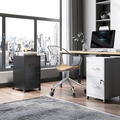 2 Drawer Mobile File Cabinet - Image 2