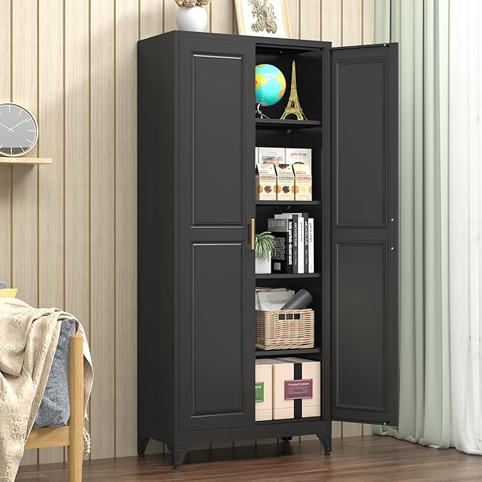 Kitchen Pantry Cabinet, 4 Standing Feet, Cupboard - Image 8