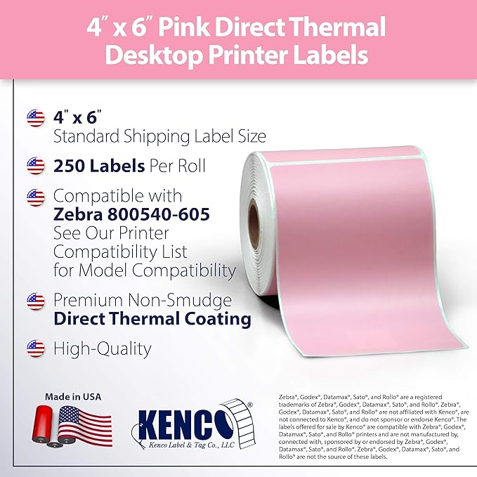 4" X 6" Direct Thermal Perforated Stickers Labels - Image 3