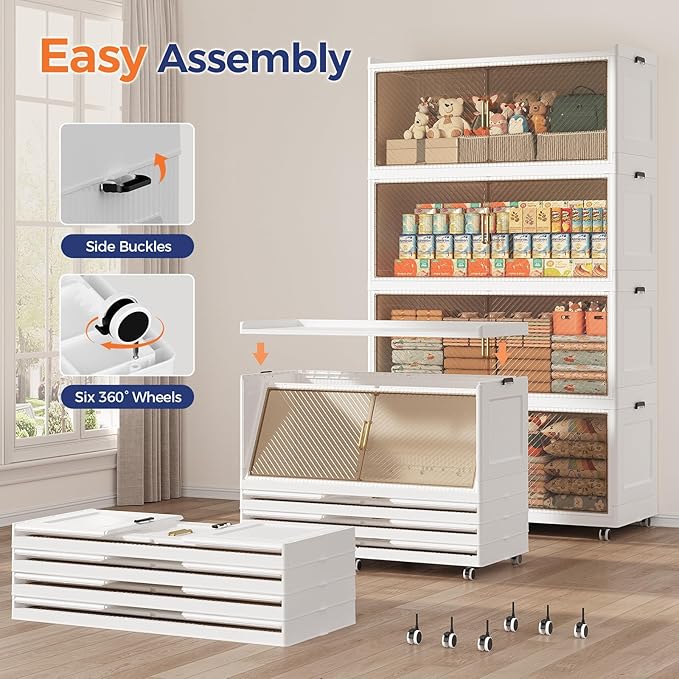 200Gal Extra Large Stackable Storage Bins - Image 5