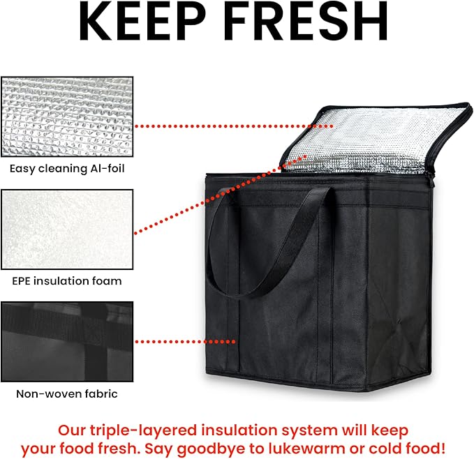 NZ home Insulated Cooler Bag and Food Warmer - Image 3