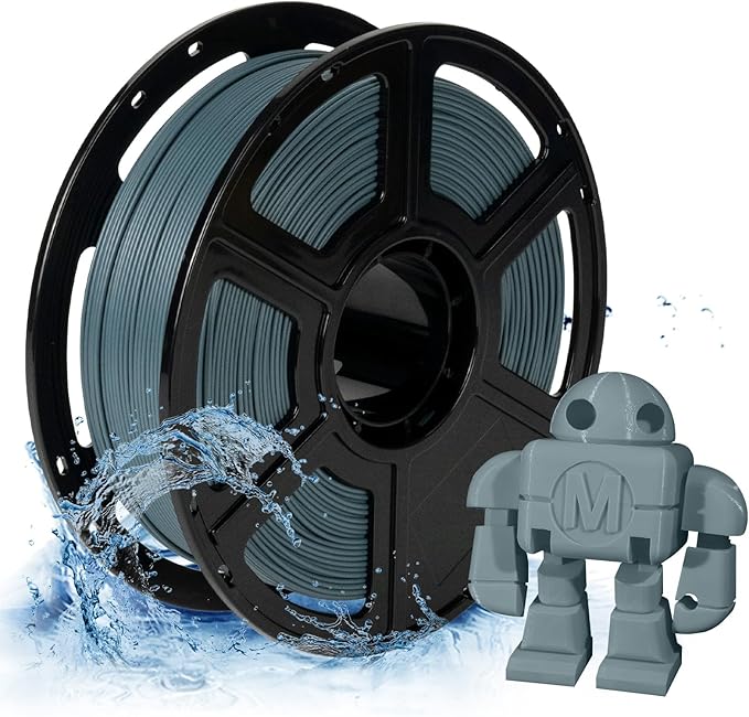 FLASHFORGE PETG Pro Filament 1.75mm Grey, 3D Printer Filament 1kg Spool by FLASHFORGE