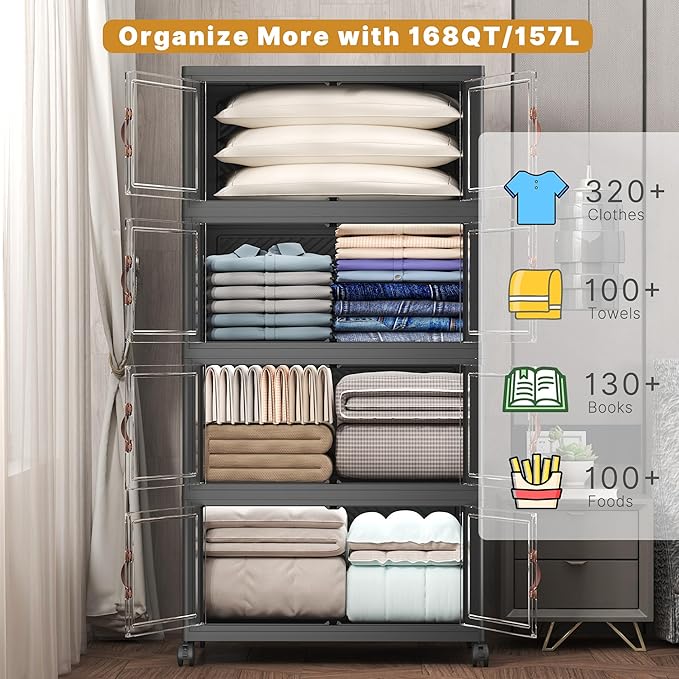 Extra Large Stackable Storage Bins - Image 3
