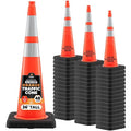 Xpose Safety 36 Inch Orange Slim Line Traffic Cones Heavy Duty 12lb by XposeSafety
