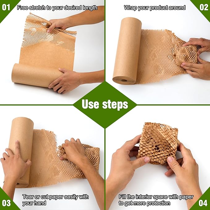 Honeycomb Packing Paper 15" Width X 300 FT - Image 5