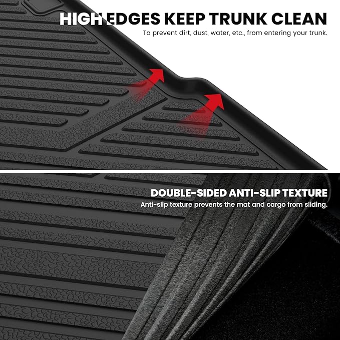 LASFIT Cargo Mat for Audi Q5/SQ5 2018-2025, Custom Fit All-Weather TPE Rubber - Image 5